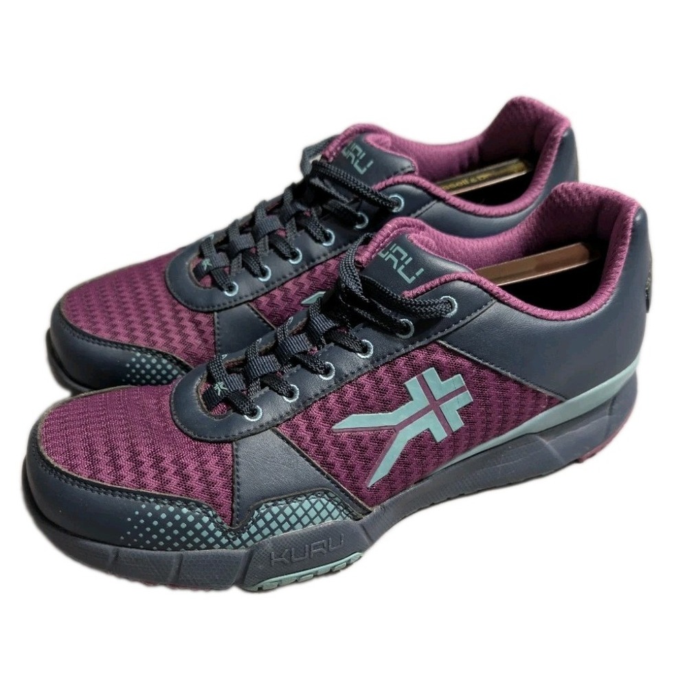 KURU Quantum 2.0 Sneakers Womens 12 Purple Blue Walking Fitness Shoes